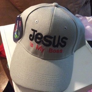 Jesus is my boss cap